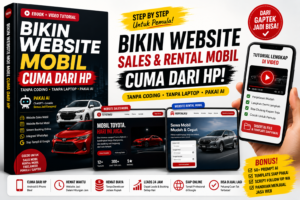 Bikin website Sales Dan rental mobil dari HP pake Ai