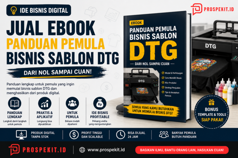 IDe Bisnis - Jual Ebook Bisnis Sablon DTG