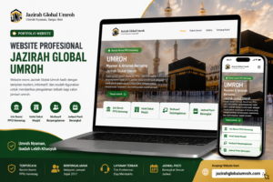 Website Profesional & Solusi Digital 5 buatkan versi gambar unggulan post wordpress