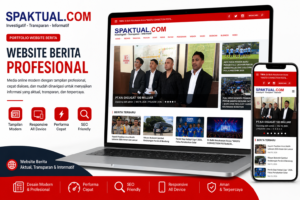 Website Profesional & Solusi Digital 4 portofolio website berita spaktualcom
