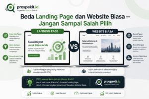 Beda Landing Page dan Website Biasa — Jangan Sampai Salah Pilih 1 Beda Landing Page dan Website Biasa — Jangan Sampai Salah Pilih