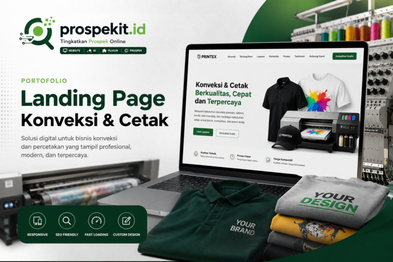 Sample landing Page Konvesi dan jasa cetak