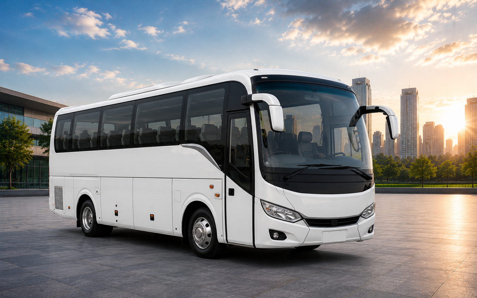 Contoh Landing Page Sewa Mobil, Bus & Hiace 5 bus medium 13