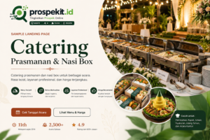 fitur image sample landing page catering