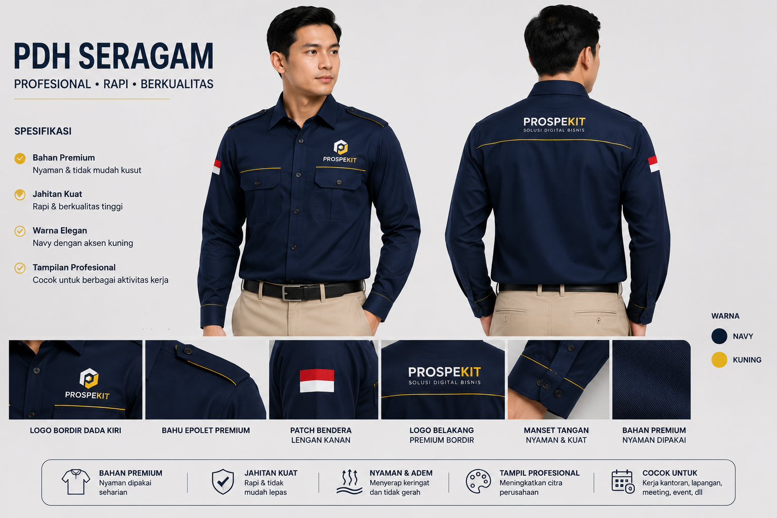 seragam pdh l