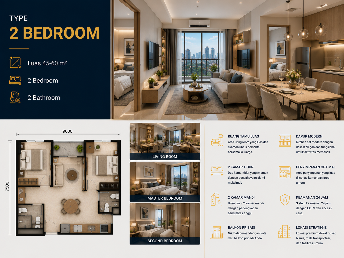 type 2 bdroom