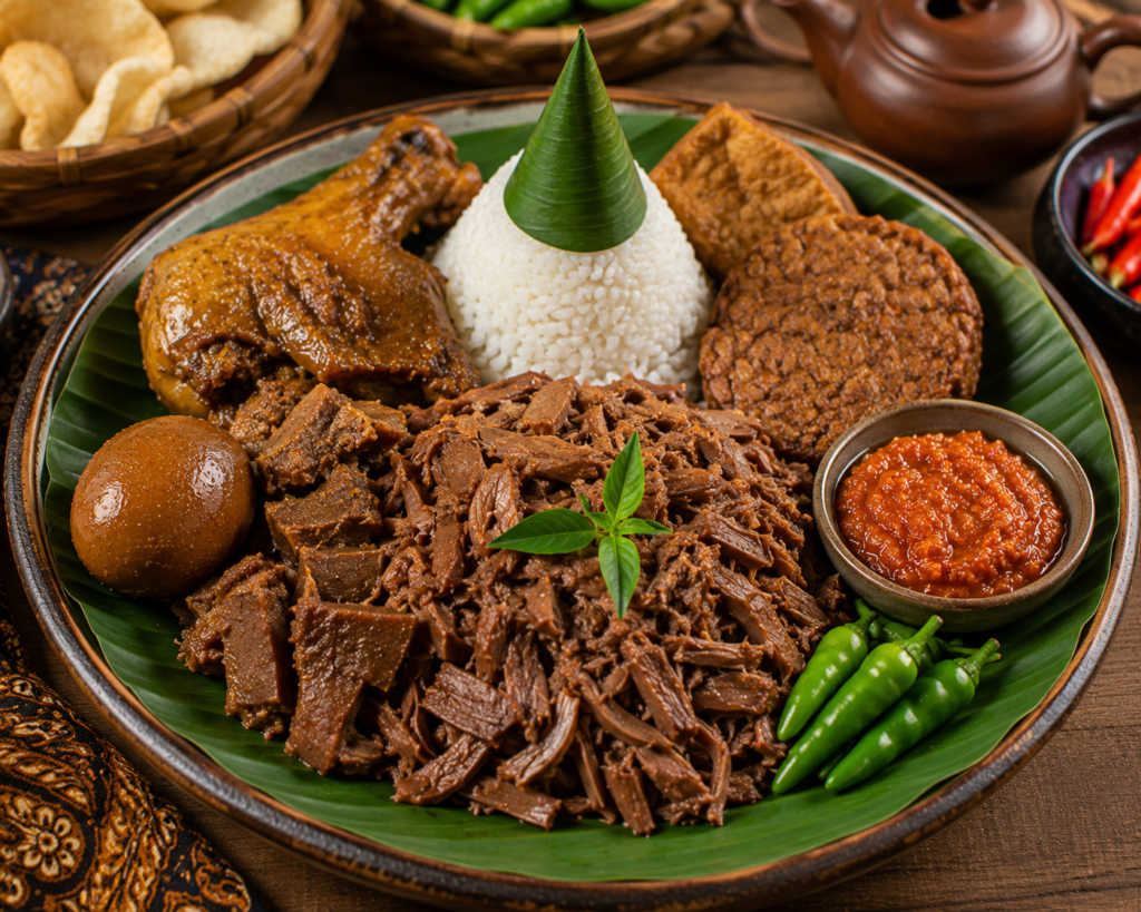 Gudeg Jawa Komplit