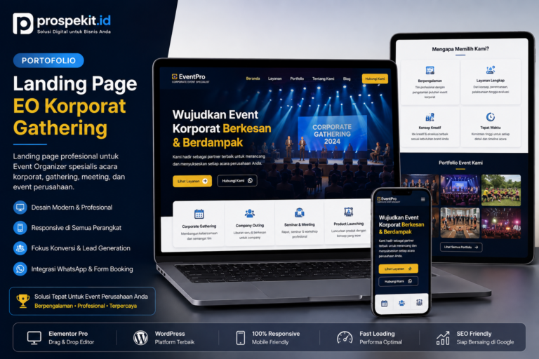 Landing Page EO Corporat