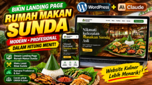 Website Profesional & Solusi Digital 22 bikin landing page rumah makan sunda