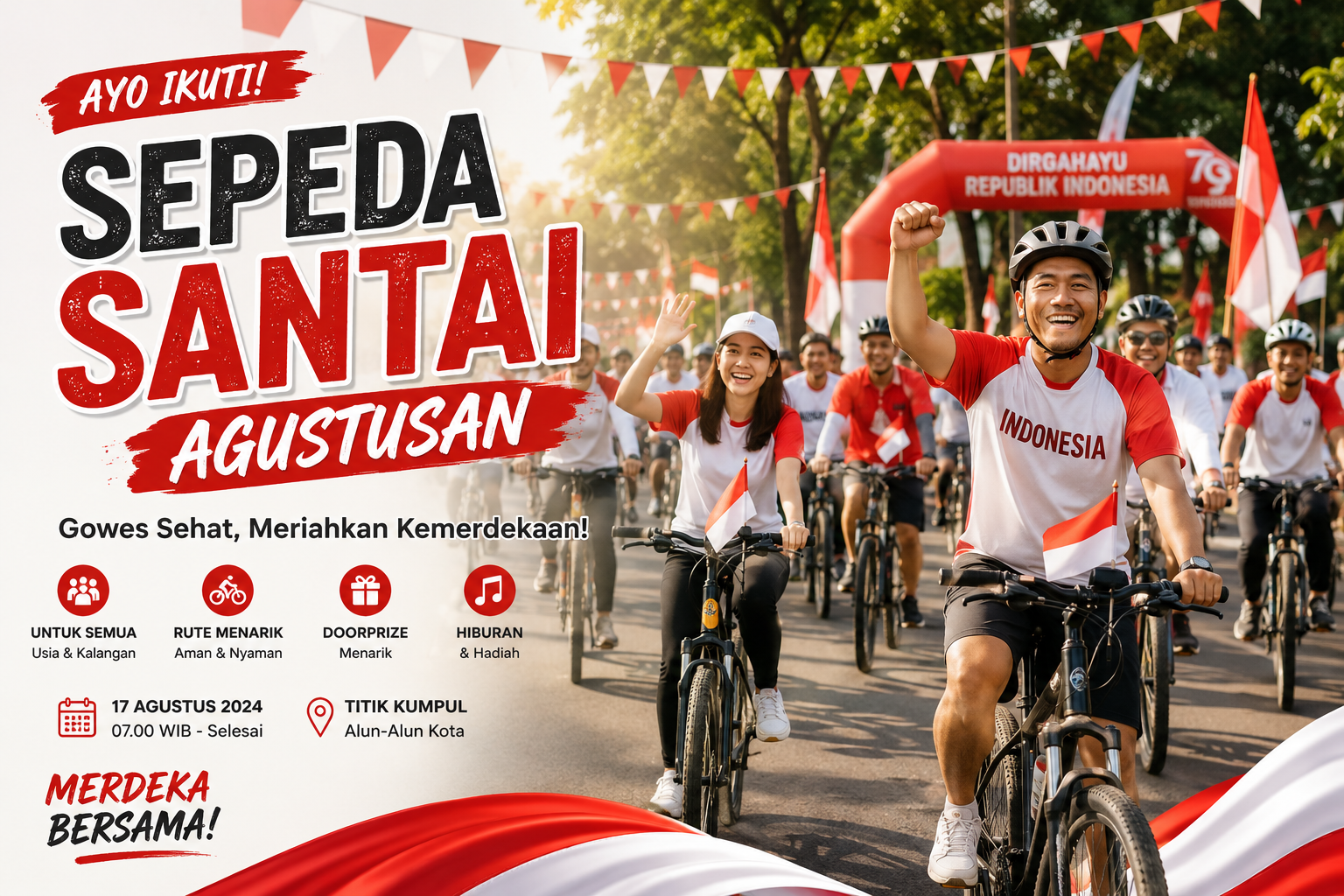 sepeda santai